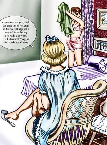 8P Sissy cuckold toons