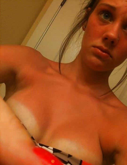 16P Whore 42: Teen Tan lines and SunBurn