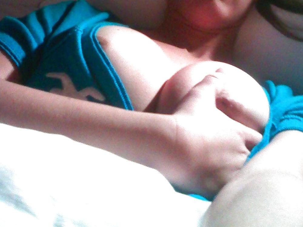 9P My wife's big natural tits