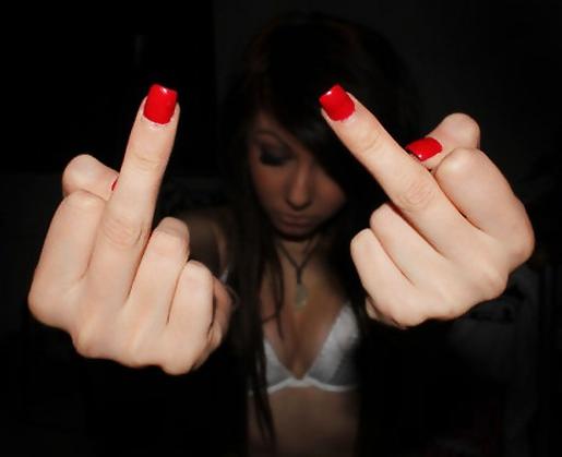 24P Celebrity Middlefinger