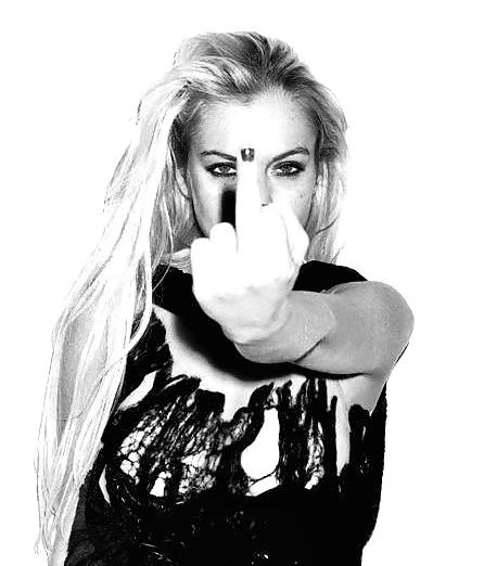 24P Celebrity Middlefinger