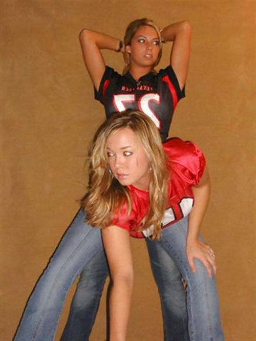 25P Sexy Girls in Football Jerseys