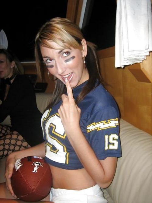 25P Sexy Girls in Football Jerseys