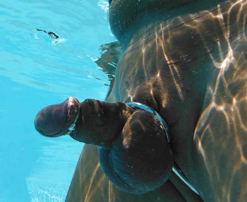12P Cockring plug en piscine