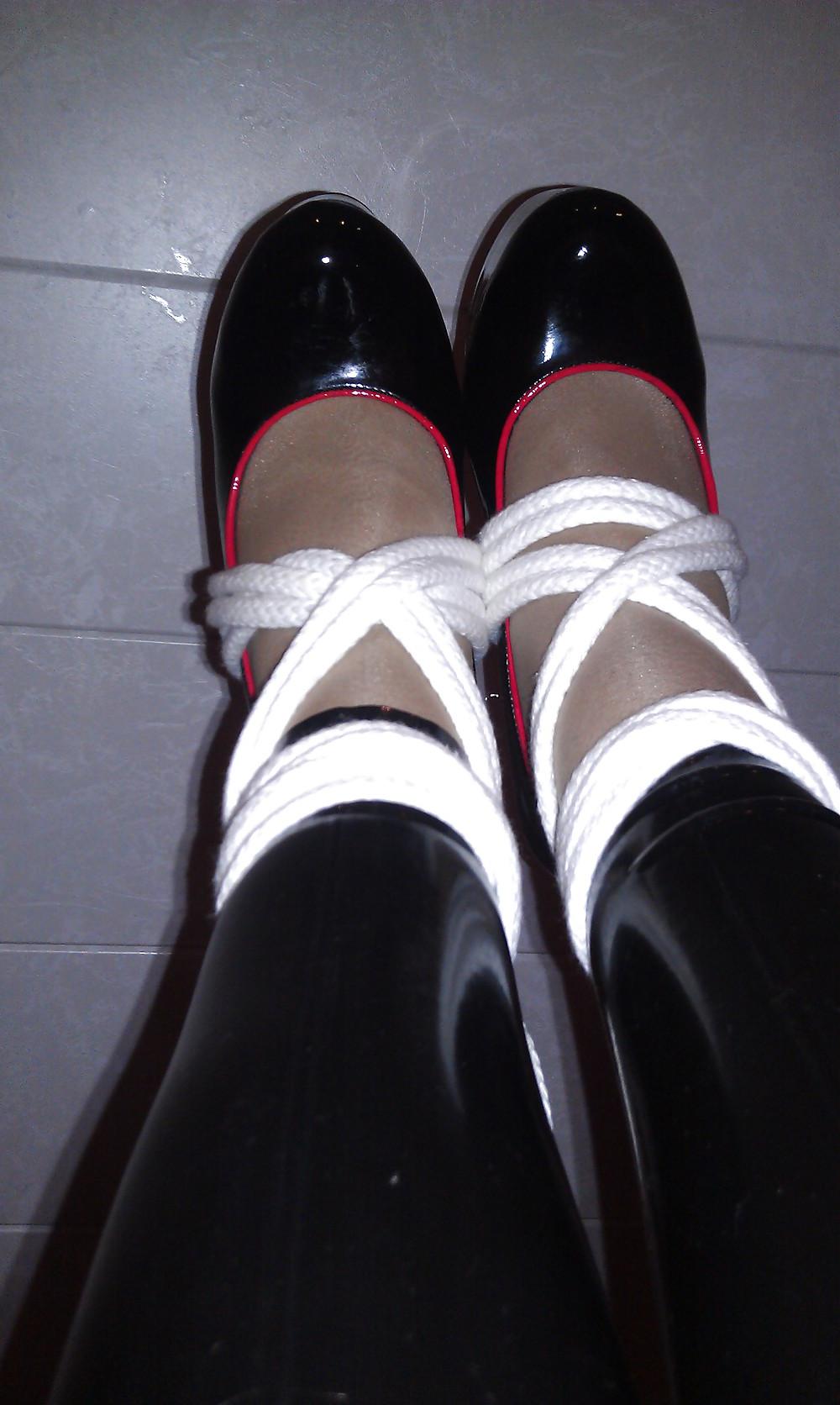 15P 7 layers of Nylon and Bound High Heels for going to