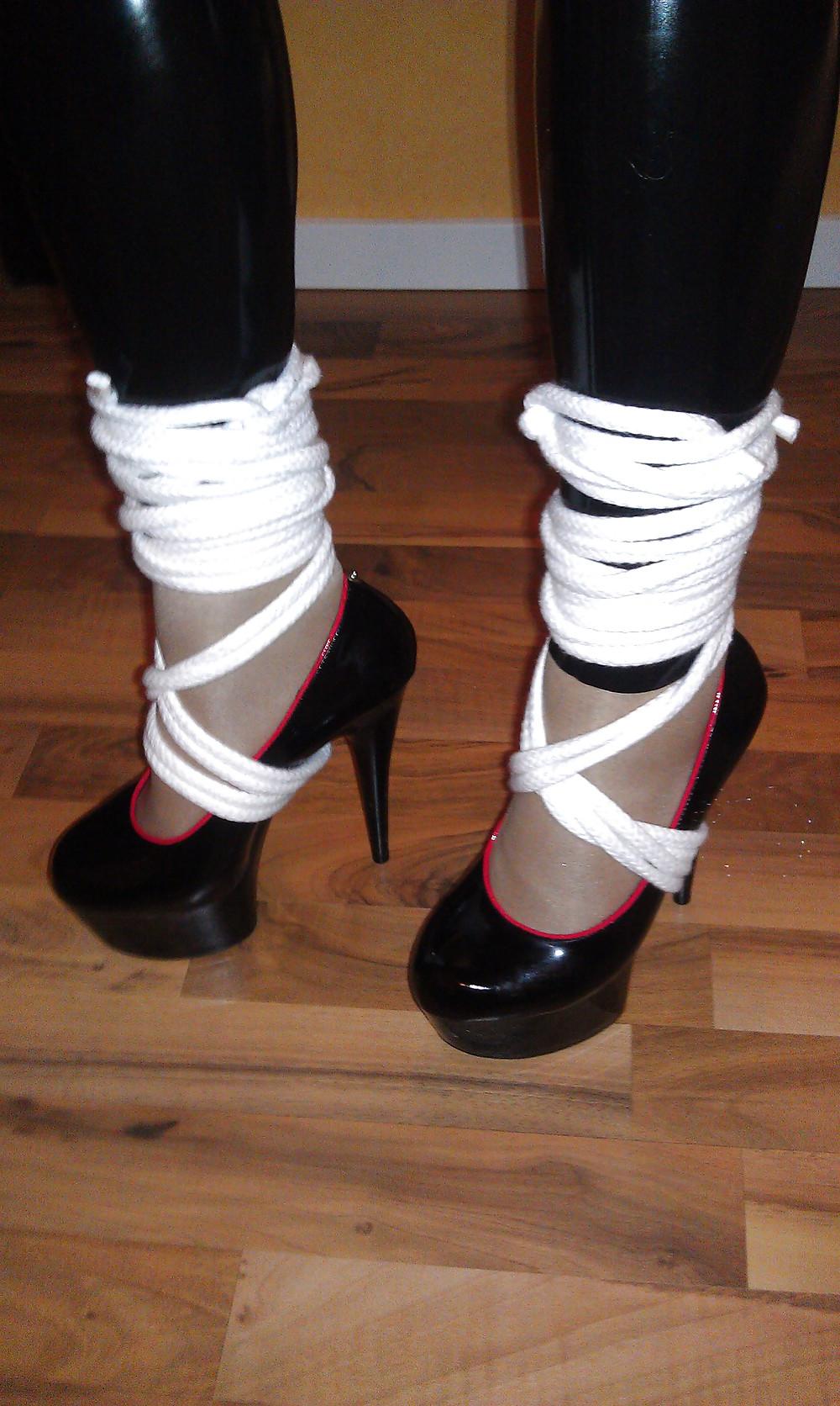 15P 7 layers of Nylon and Bound High Heels for going to