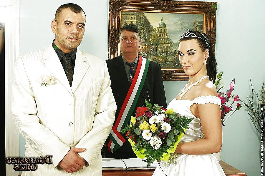 16P Sexy Bride Wild Devil bound, fucked and humiliated