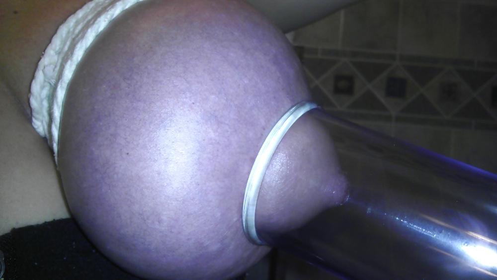 15P Tied up big tits with pumped nips