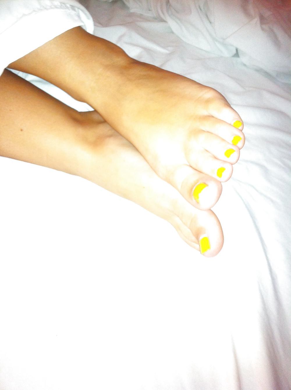 5P Les pieds de ma copine - girlfriend foot