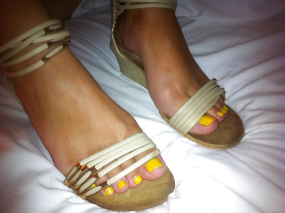5P Les pieds de ma copine - girlfriend foot