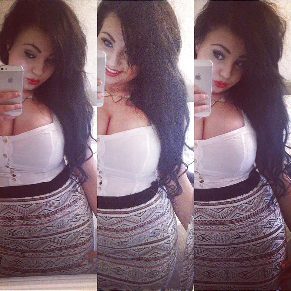 9P Would you empty your balls in chav Kayleigh!