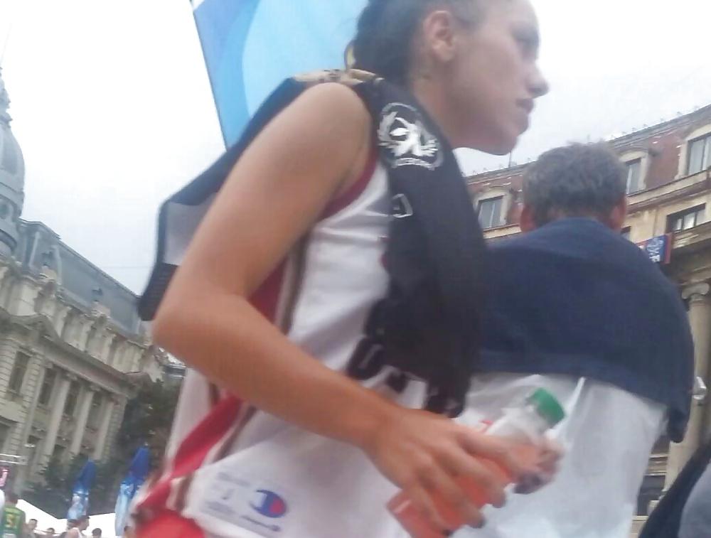 24P Spy sexy teens basketball women romanian