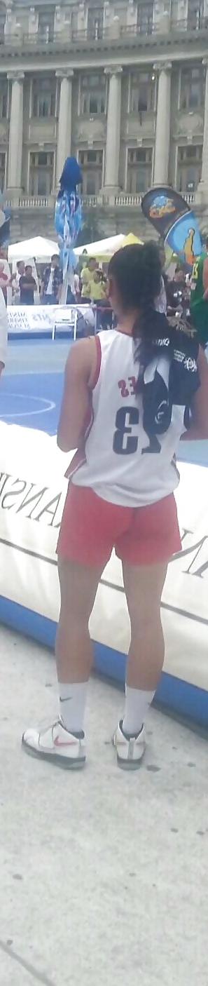 24P Spy sexy teens basketball women romanian