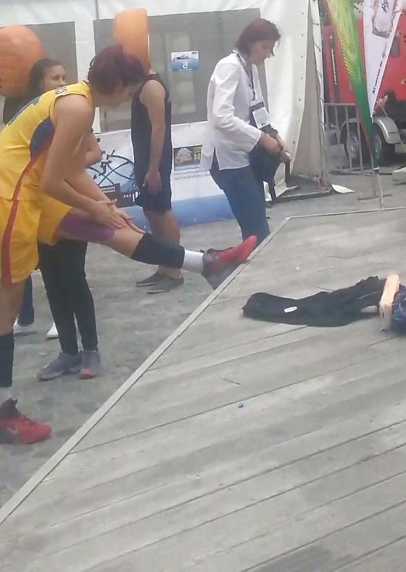 24P Spy sexy teens basketball women romanian