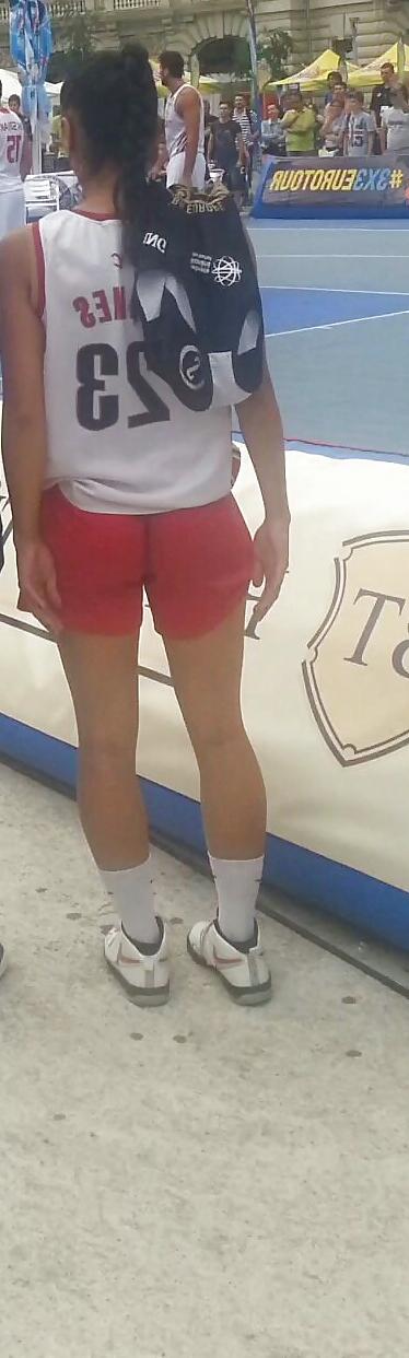 24P Spy sexy teens basketball women romanian