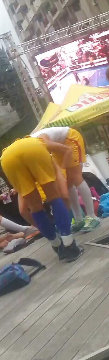 24P Spy sexy teens basketball women romanian