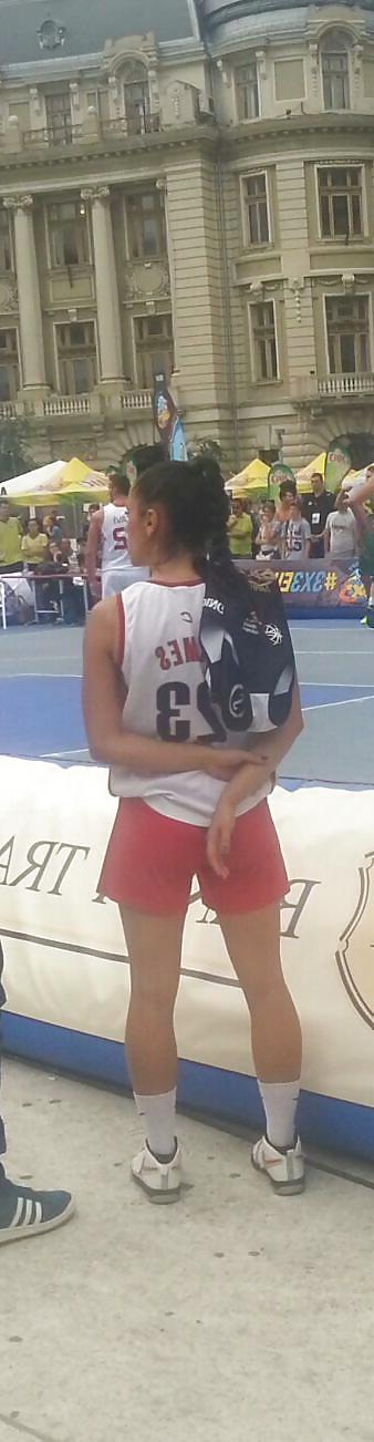 24P Spy sexy teens basketball women romanian