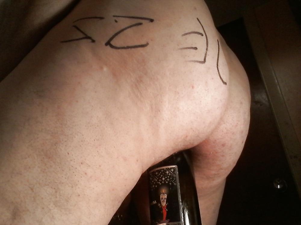 11P Whore-slave1 wine bottle