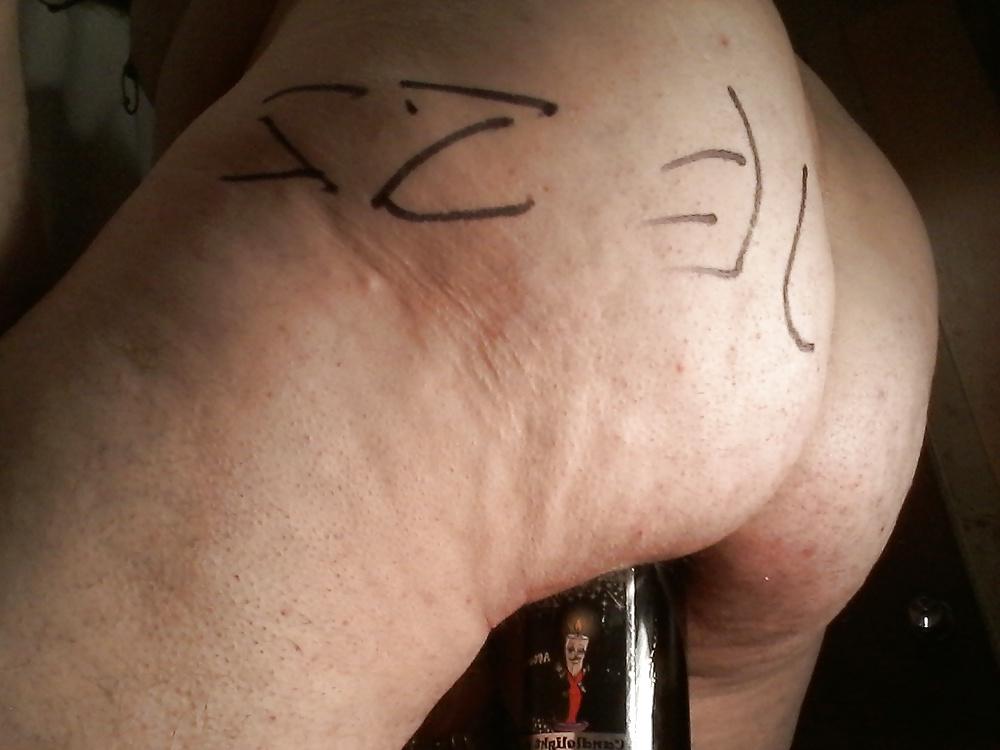 11P Whore-slave1 wine bottle