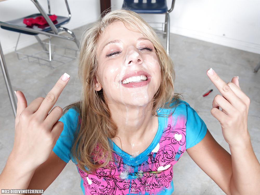 6P Covered in cum
