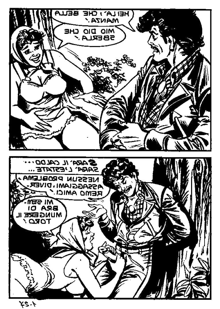 9P Old Italian Porno Comics 6