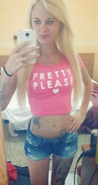 25P Sweet Tina 20 yo Amateur Tattoo whore make hard CMTS