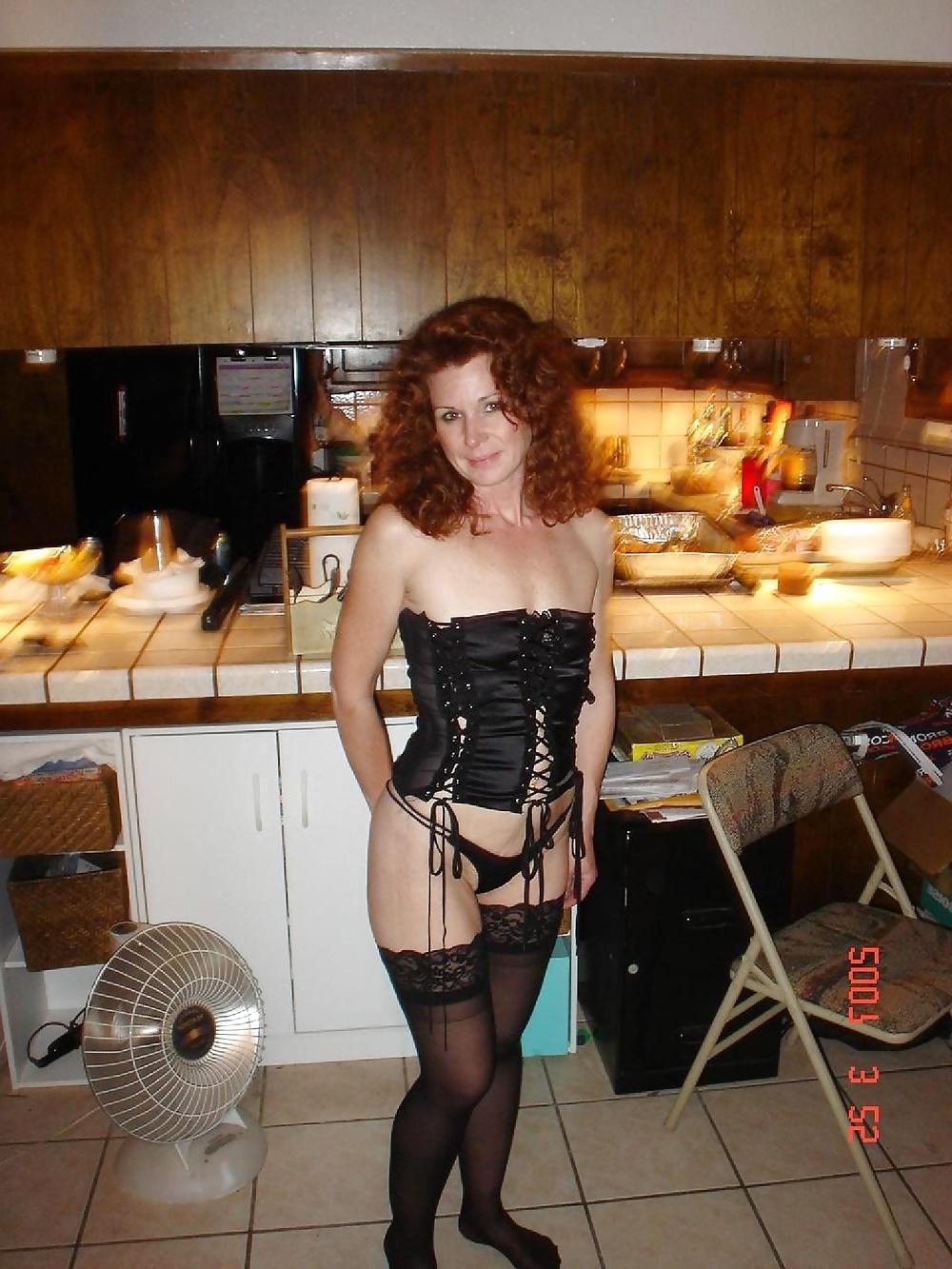 25P Mature Redhead Sucking and Fuckin