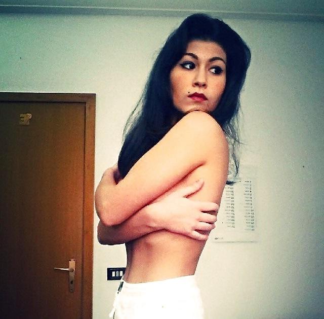 15P Ester sexy italian brunette teen babe