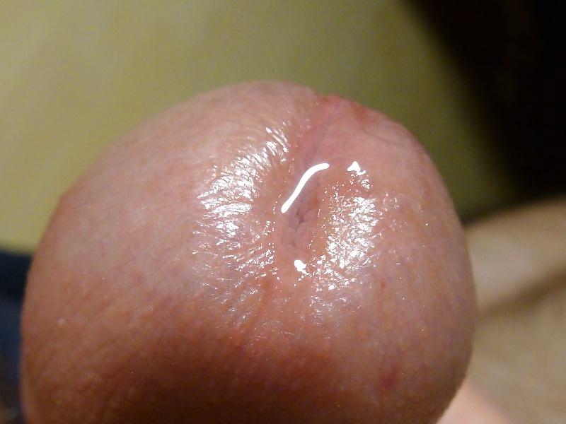 17P Precum and ruined orgasm with a bound cock