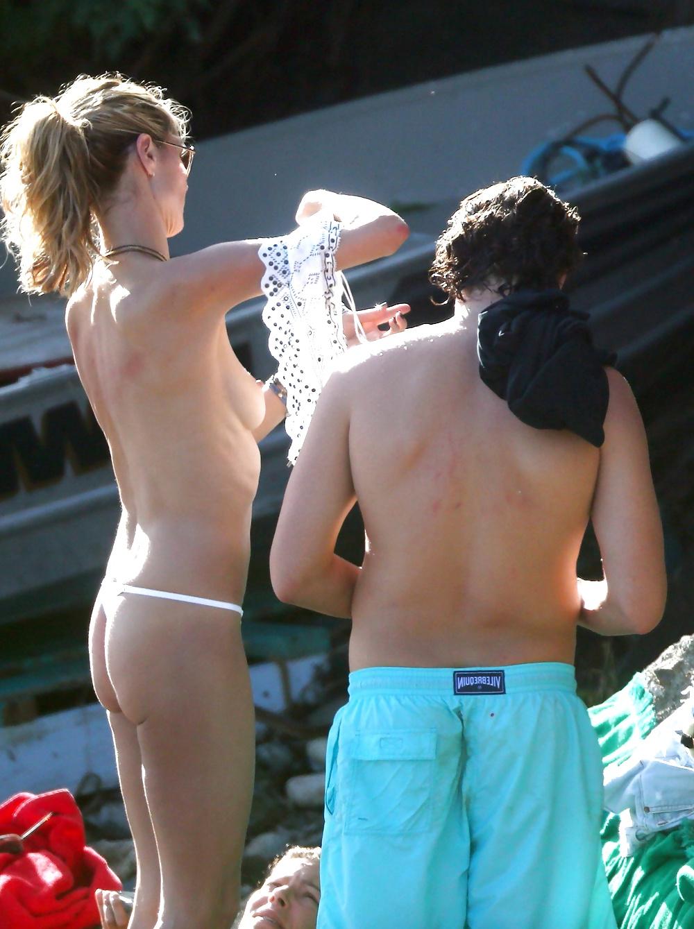 7P Heidi Klum - Topless Pics of a hot Milf to Fuck 