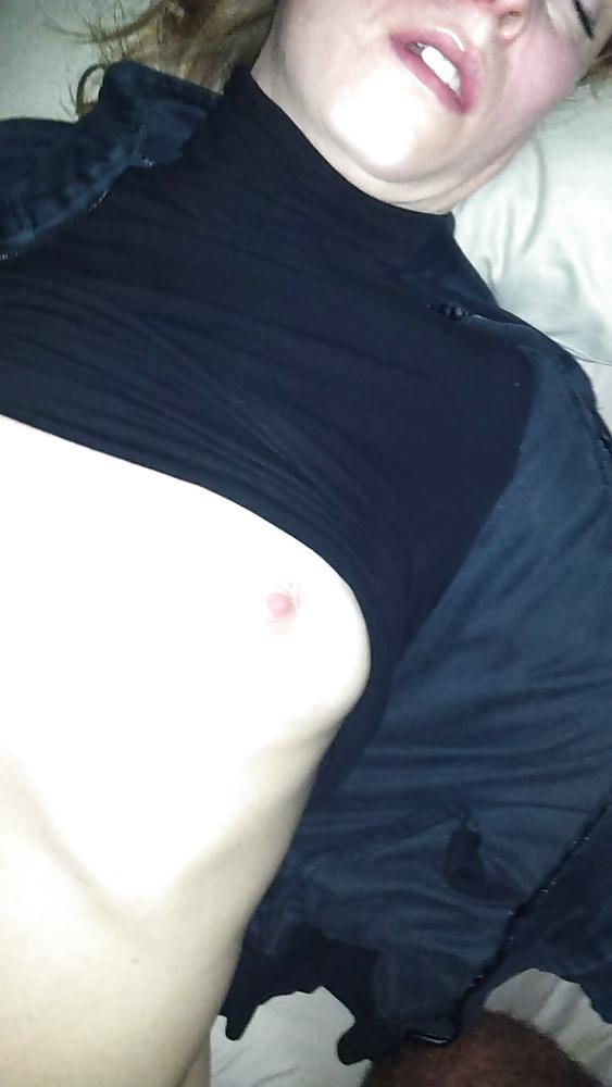 14P My lovely real wife  i cum on tits and.......