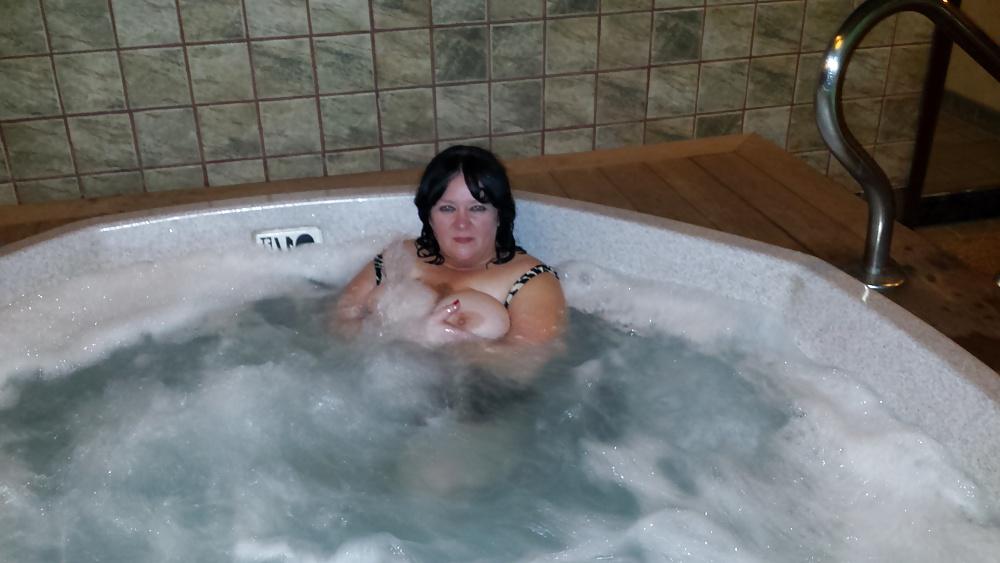 25P Mrs. MILF Slut Showing off T&A Again...Pool Side