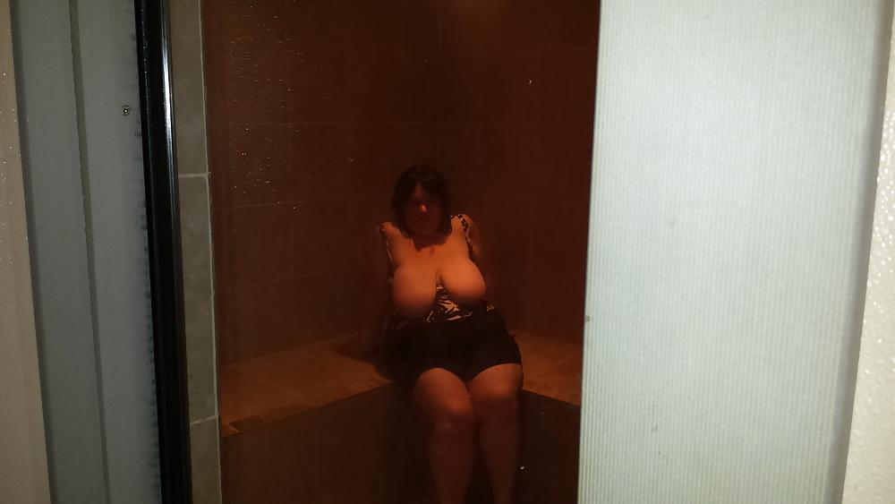25P Mrs. MILF Slut Showing off T&A Again...Pool Side