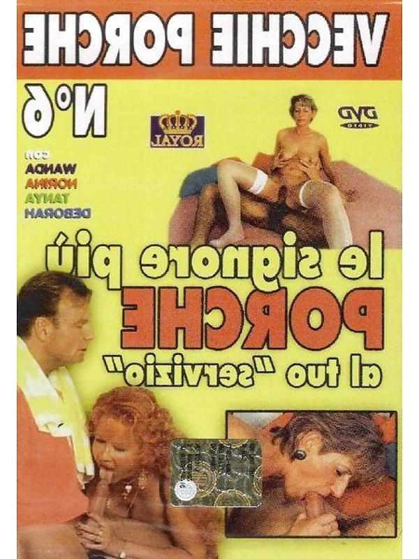 25P Covers for some rare european xxx granny films