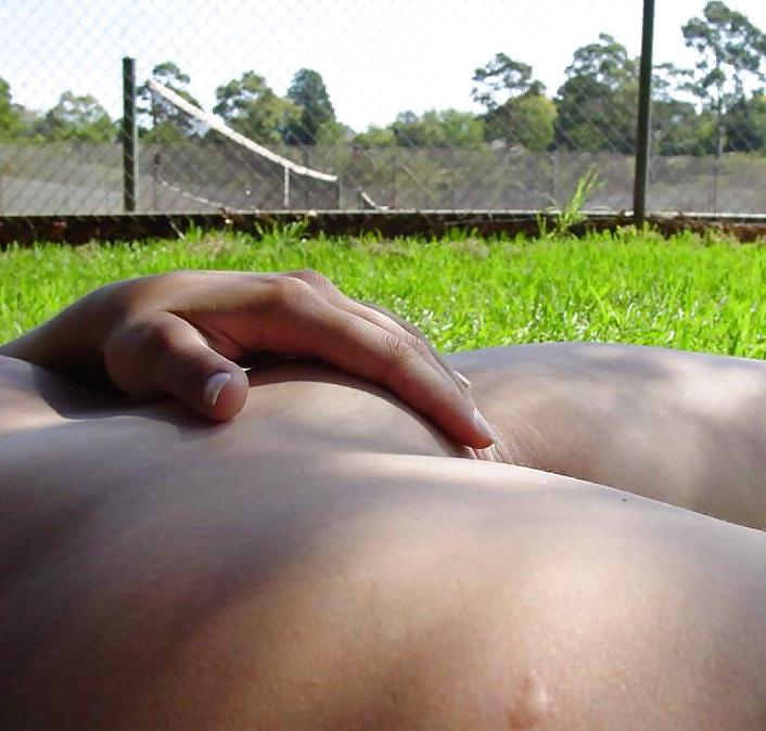 12P Sexy teen posing outdoor
