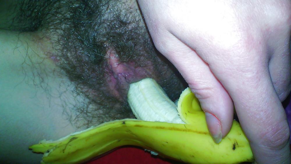7P My pussy with banana