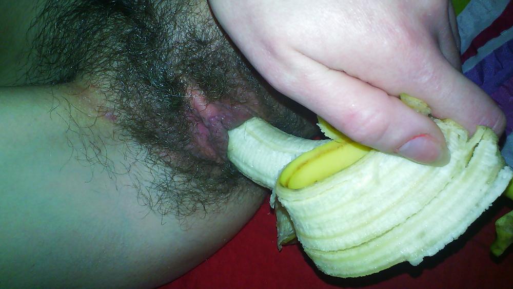 7P My pussy with banana