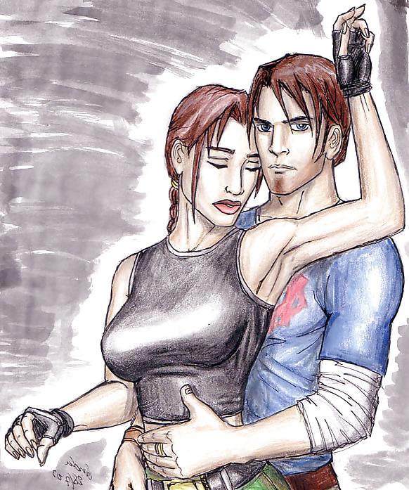 25P Lara Croft & Kurtis Trent