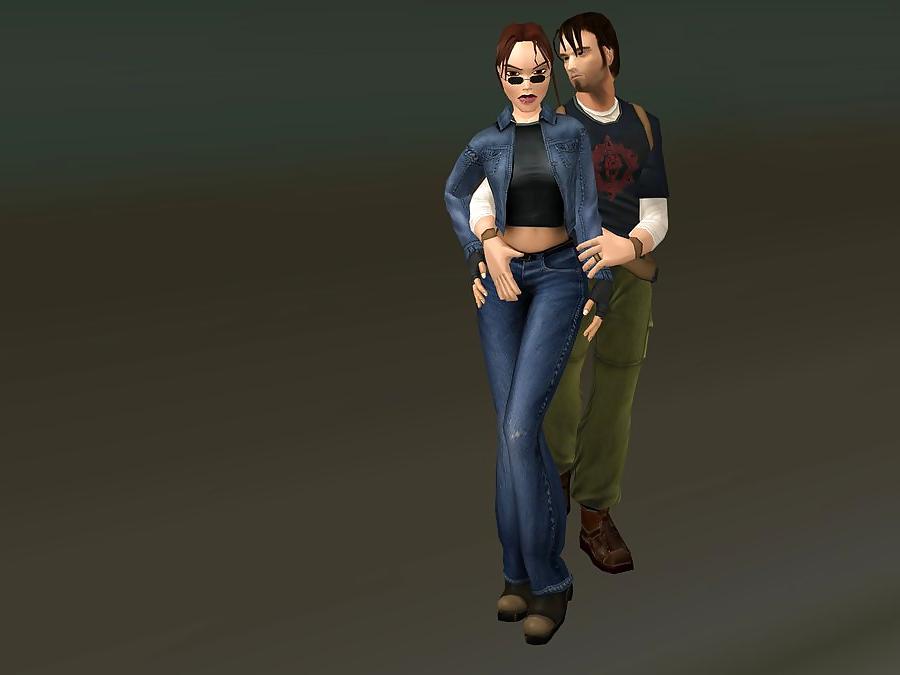 25P Lara Croft & Kurtis Trent