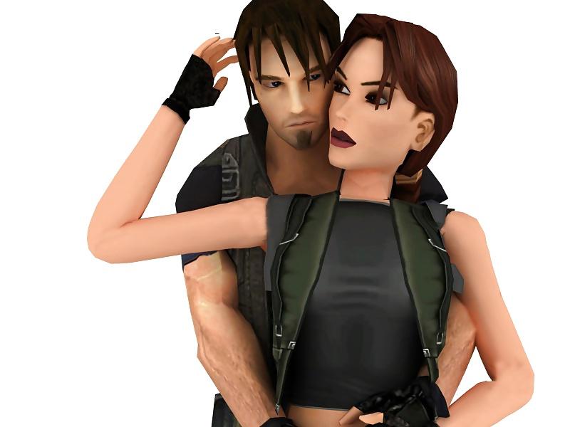 25P Lara Croft & Kurtis Trent