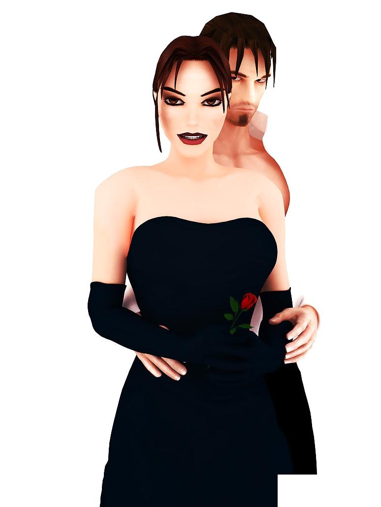25P Lara Croft & Kurtis Trent