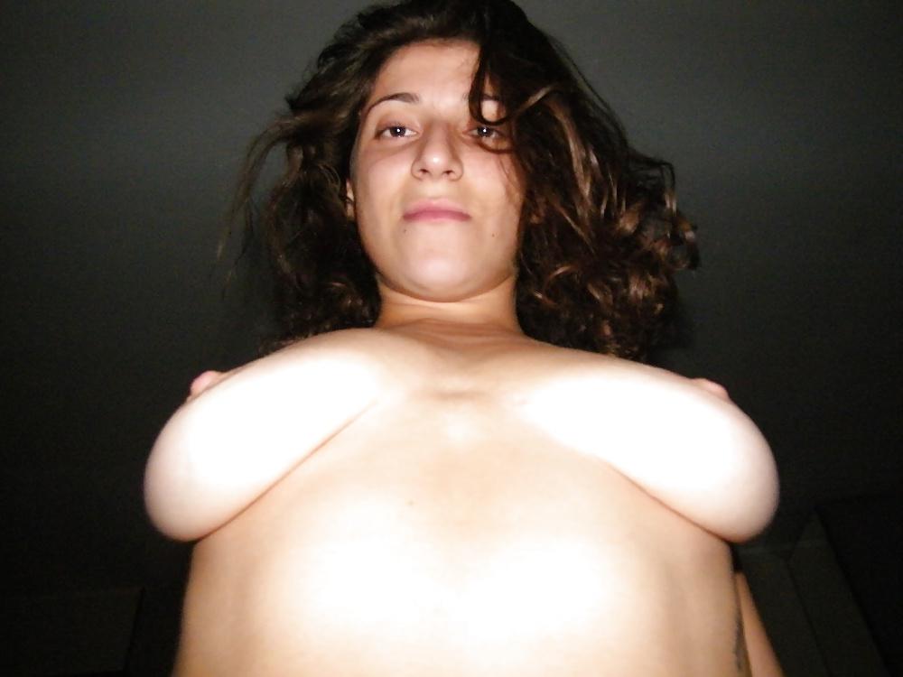 8P Portuguese girl showing her boobs