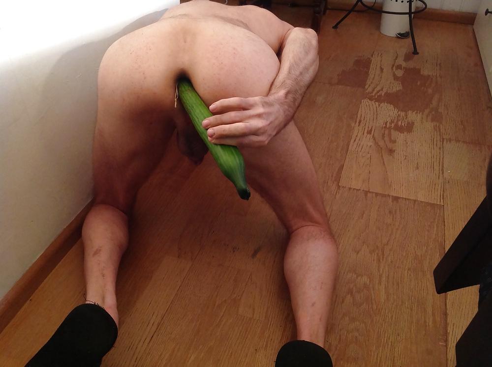 9P DP cucumber in the Ass extra