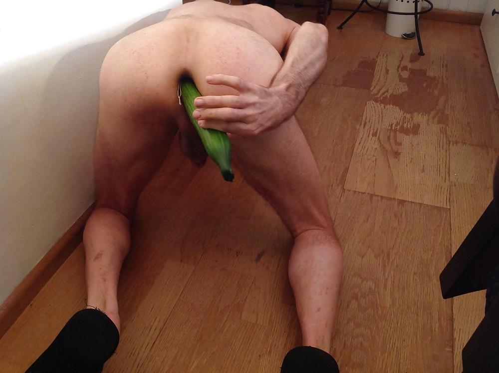 9P DP cucumber in the Ass extra