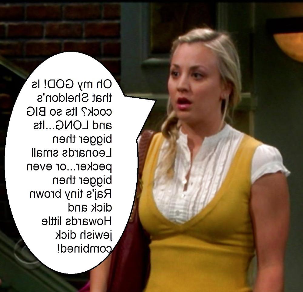 10P Kaley Cuoco Captions 