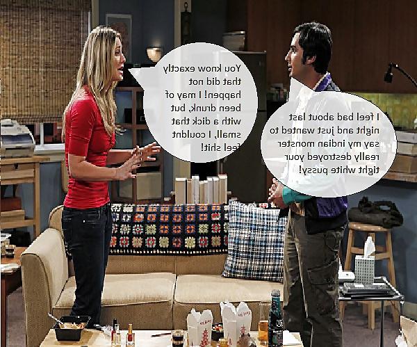 10P Kaley Cuoco Captions 