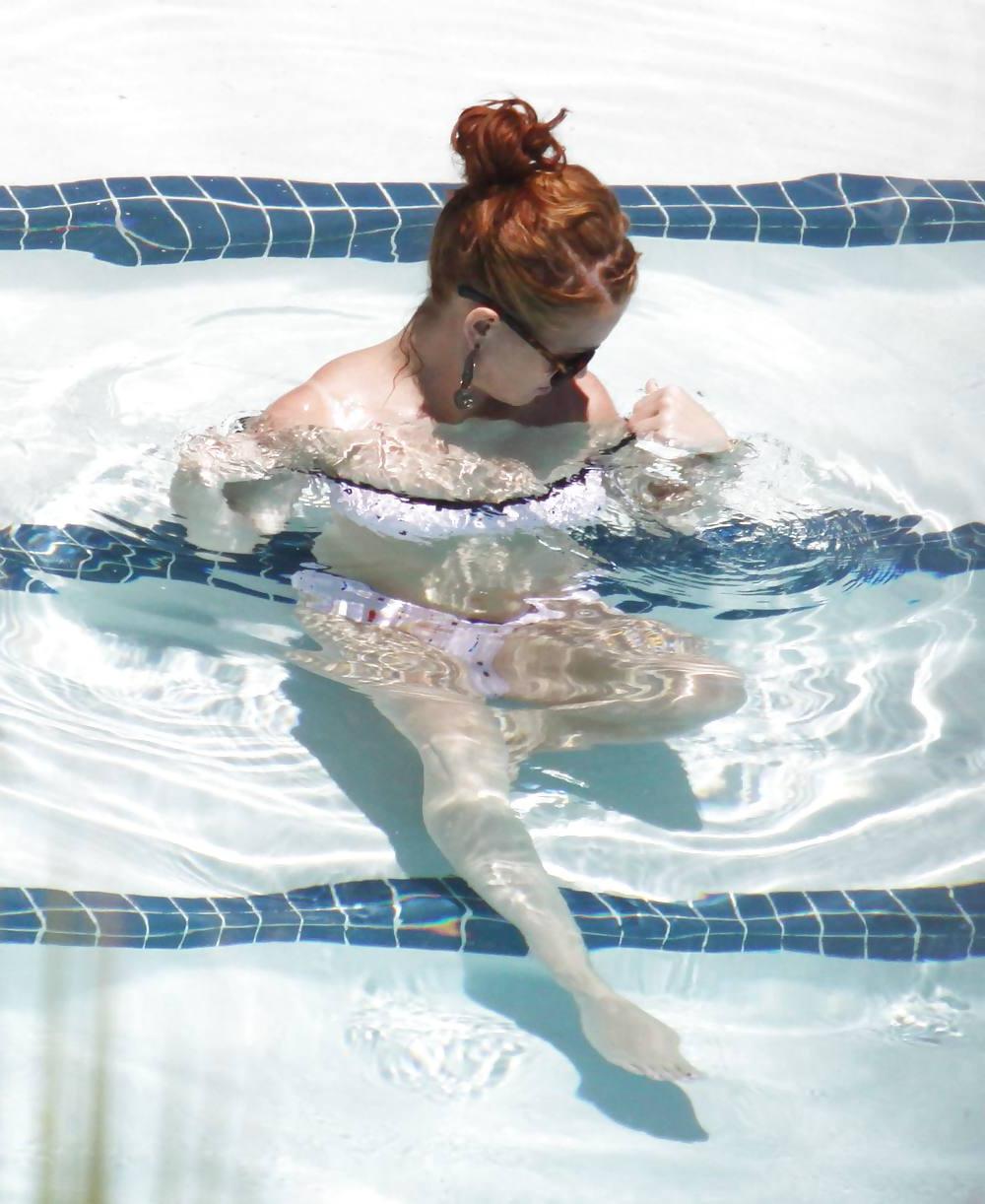 25P Katy Perry Bikini pool candids in Miami