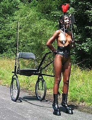 19P Glazed and bound women