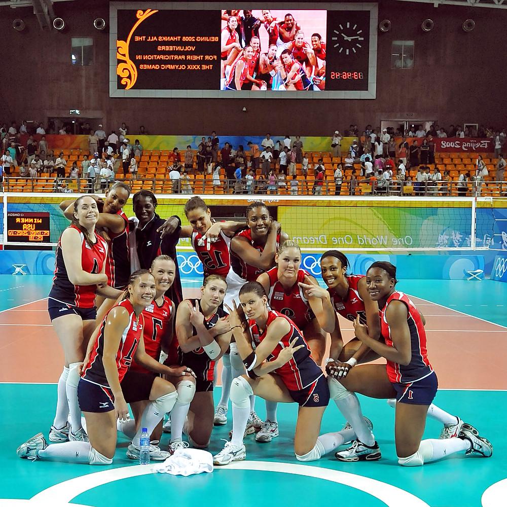 9P USA Women Volleyball Girls
