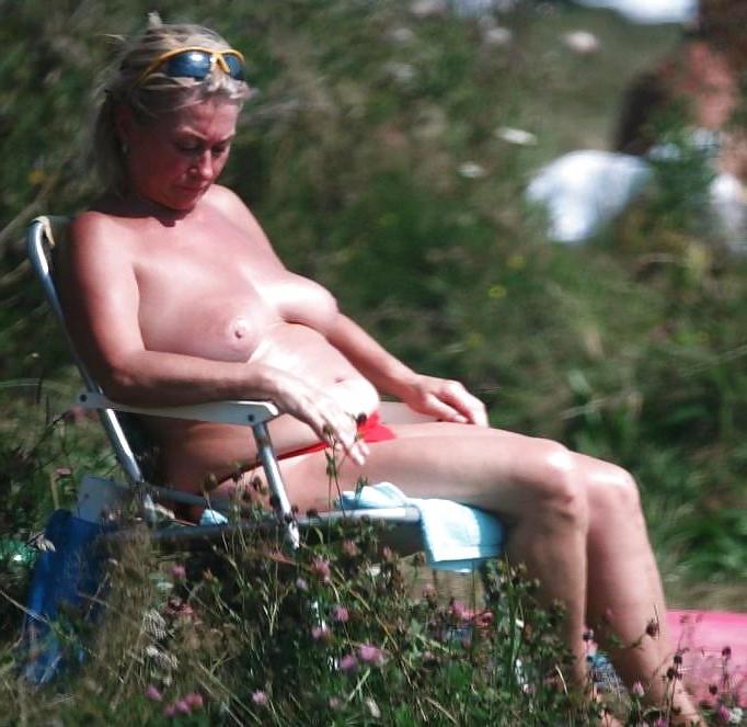 18P Older women sunbathing 2.